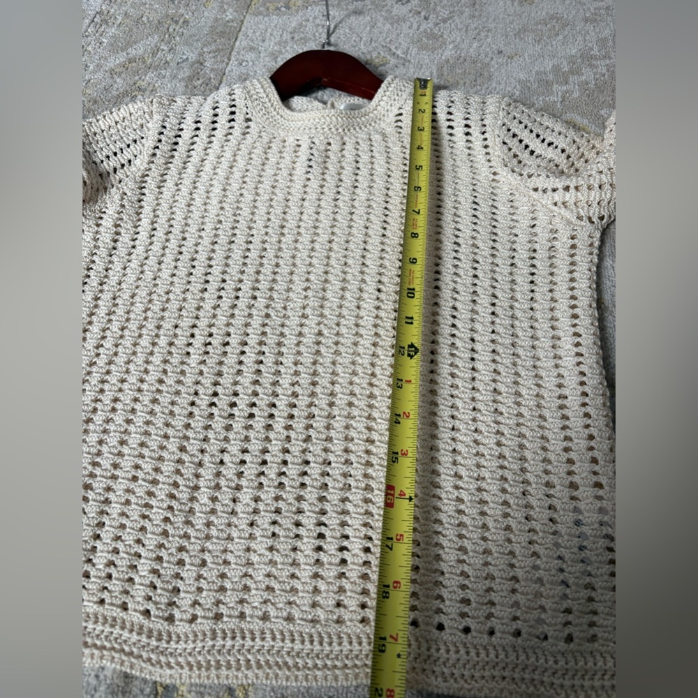 FRAME The Crochet Bell Sweater Size Small - Picture 9 of 10
